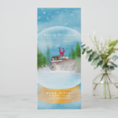 Kerstvakantie kerstkaart (Staand voorkant)