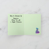 Kerstvakantie kerstkaart: Vrolijk Feestdagen Kaart (Binnen)