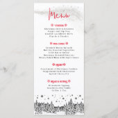 Kerstvakantie Kerstmaal Menu (Voorkant)