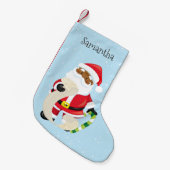 Kerstvakantie Kerstman Etnisch gepersonaliseerd Kleine Kerstsok (Voorkant (Hangend))