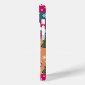 Kerstvakantie Kerstman iPhone / iPad hoesje (Achterkant / Links)