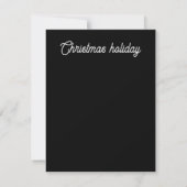 Kerstvakantie, kerstpatroon (Achterkant)