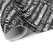 Kerstvakantie, kerstpatroon cadeaupapier (Rol Hoek)