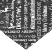 Kerstvakantie, kerstpatroon tafelkleed (Gekanteld)