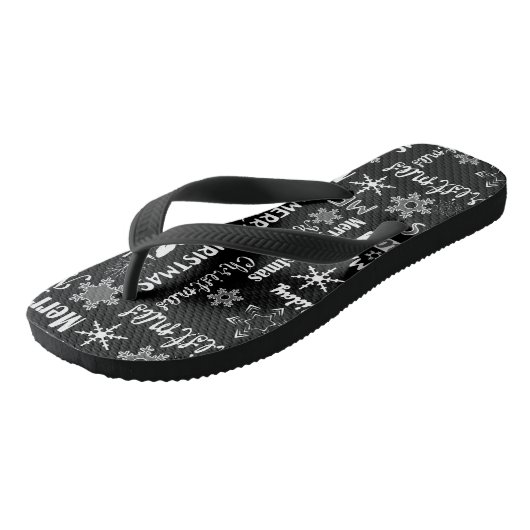 Kerstvakantie, Kerstpatroon Teenslippers (Schuin)