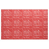 Kerstvakantie, kerstpatroon, winter stof (Fat Quarter)