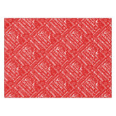 Kerstvakantie, kerstpatroon, winter tafelkleed (Voorkant (Horizontaal))