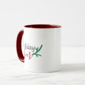 Kerstvakantie Kerstsfeer Hulst Kerstcadeau Mok (Voorkant links)