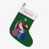 kerstvakantie kleine kerstsok (Voorkant (Hangend))