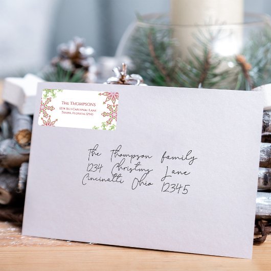 Kerstvakantie Kleurrijke Schattigee Wintersneeuwvl Etiket