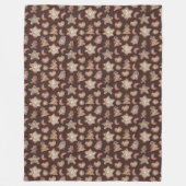 KERSTVAKANTIE KOEKJES FLEECE DEKEN (Voorkant)