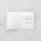 Kerstvakantie krans wenskaart feestdagen kaart (Binnen)