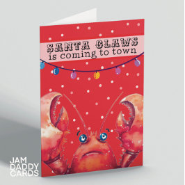 Kerstvakantie Kreeft  Feestdagen Kaart