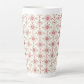 Kerstvakantie Latte Mok (Voorkant)