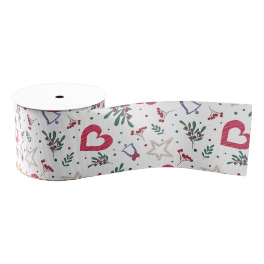 Kerstvakantie lint voor inpakken (Spoel)