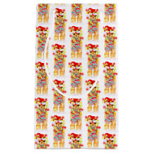 Kerstvakantie Llama waterverf herhalingspatroon