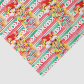 kerstvakantie Llama-waterverf Tissuepapier (Detail)