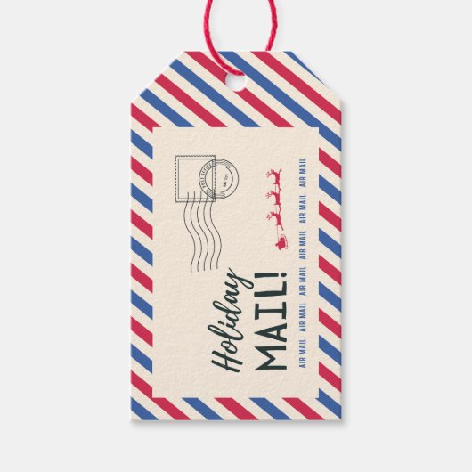 KERSTVAKANTIE MAIL CADEAULABEL (Voorkant)