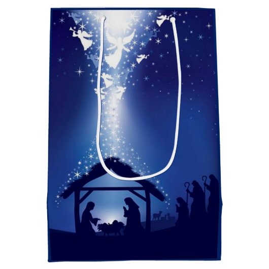 kerstvakantie medium cadeauzakje (Achterkant)