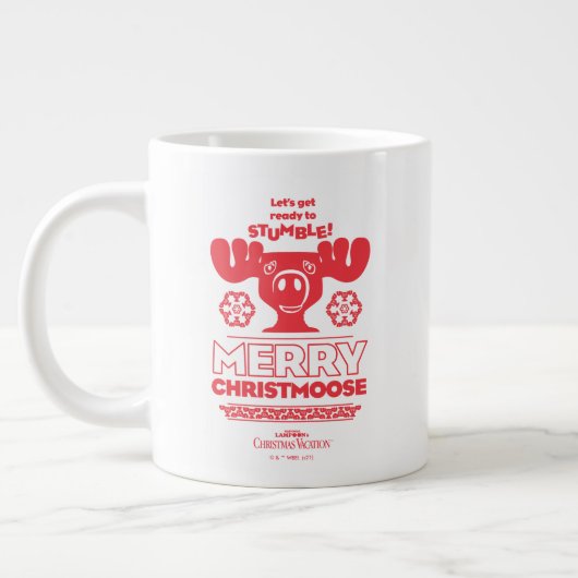 kerstvakantie | Merry Christmoose Grote Koffiekop (Links)