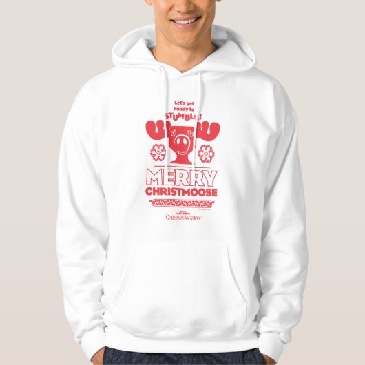 kerstvakantie | Merry Christmoose Hoodie (Voorkant)