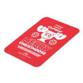 kerstvakantie | Merry Christmoose Magneet (Linkerzijde)