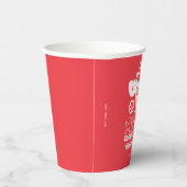 kerstvakantie | Merry Christmoose Papieren Bekers (Rechts)