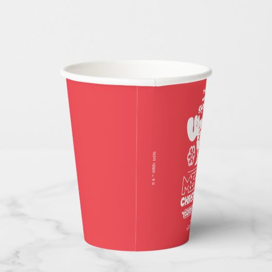 kerstvakantie | Merry Christmoose Papieren Bekers (Rechts)