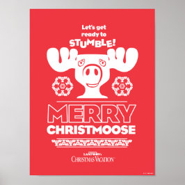 kerstvakantie | Merry Christmoose Poster