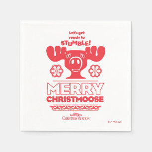 kerstvakantie Merry Christmoose Servet