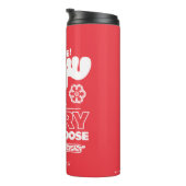 kerstvakantie | Merry Christmoose Thermosbeker (Geroteerd rechts)