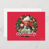 kerstvakantie | Merry Clarkmas Briefkaart (Voorkant / Achterkant)
