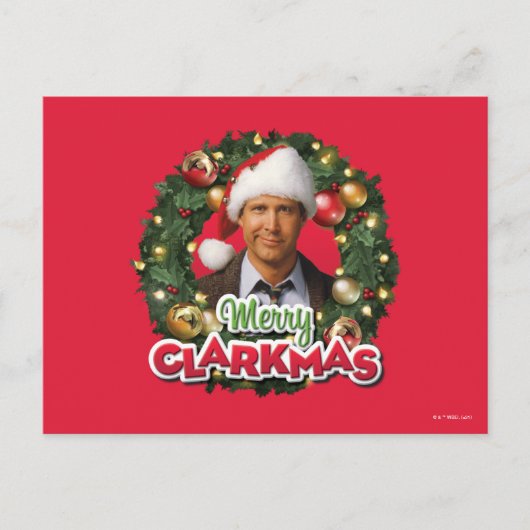 kerstvakantie | Merry Clarkmas Briefkaart (Voorkant)