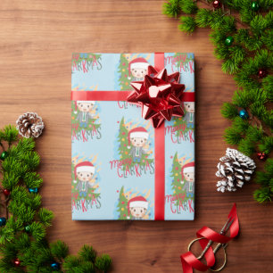kerstvakantie Merry Clarkmas Cadeaupapier