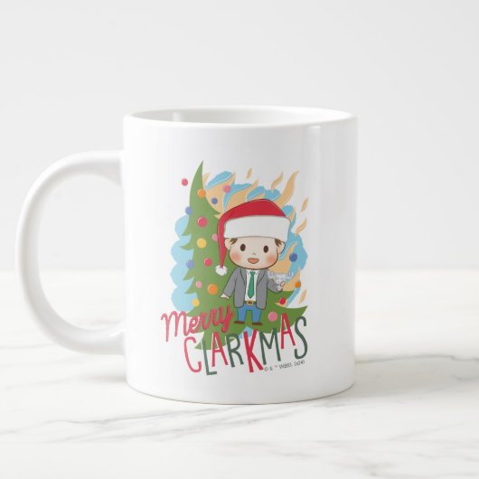 kerstvakantie Merry Clarkmas Grote Koffiekop (Links)