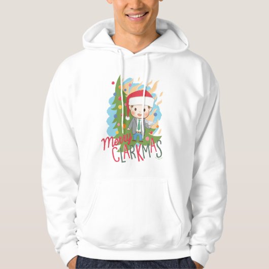 kerstvakantie Merry Clarkmas Hoodie (Voorkant)