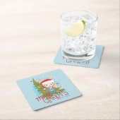 kerstvakantie Merry Clarkmas Kartonnen Onderzetters (Insitu)