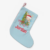 kerstvakantie Merry Clarkmas Kleine Kerstsok (Voorkant (Hangend))