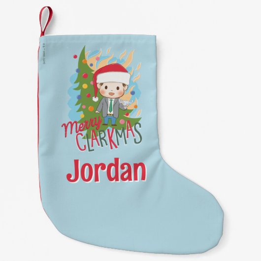 kerstvakantie Merry Clarkmas Kleine Kerstsok (Voorkant)