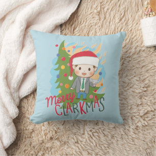 kerstvakantie Merry Clarkmas Kussen