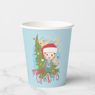 kerstvakantie Merry Clarkmas Papieren Bekers