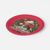 kerstvakantie | Merry Clarkmas Papieren Bordje (Gekanteld)