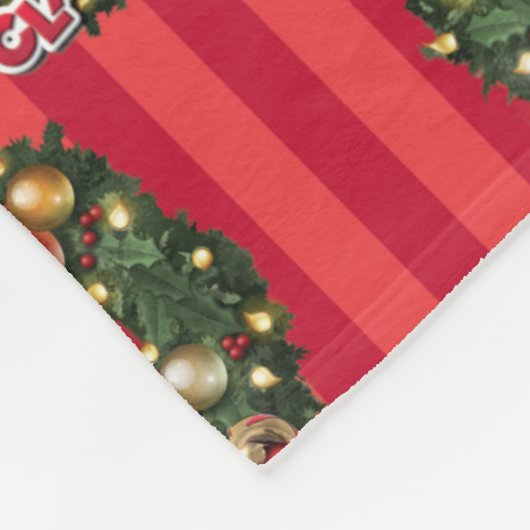 kerstvakantie | Merry Clarkmas Pattern Fleece Deken (Hoek)