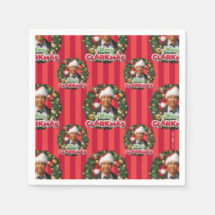 kerstvakantie   Merry Clarkmas Pattern Servet