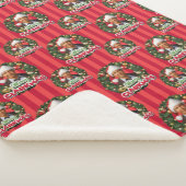 kerstvakantie | Merry Clarkmas Pattern Sherpa Deken (3/4)