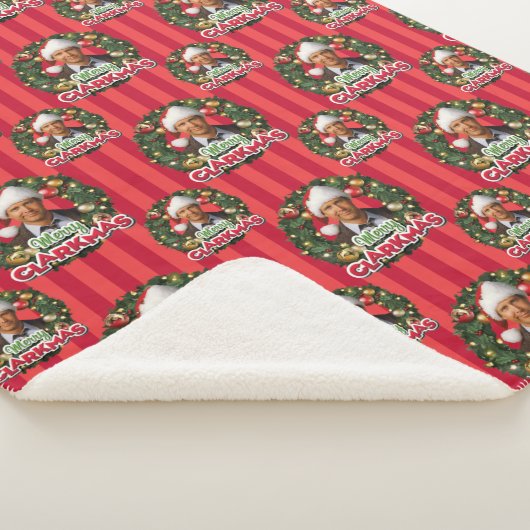kerstvakantie | Merry Clarkmas Pattern Sherpa Deken (3/4)