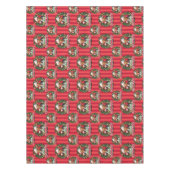kerstvakantie | Merry Clarkmas Pattern Tafelkleed (Voorkant)