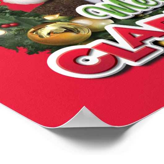 kerstvakantie | Merry Clarkmas Poster (Hoek)