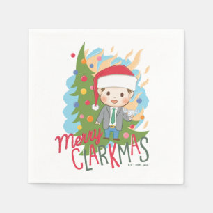 kerstvakantie Merry Clarkmas Servet