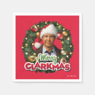 kerstvakantie Merry Clarkmas Servet